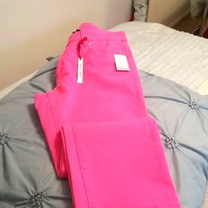 Hot Pink Buffalo Lapeza Stretch Capri Pants